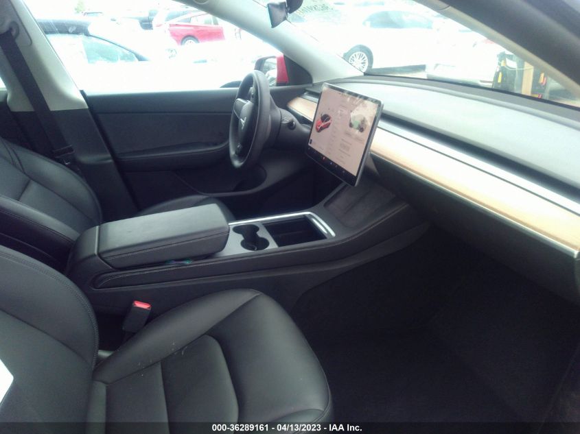 2022 TESLA MODEL Y LONG RANGE - 7SAYGDEE4NF492084