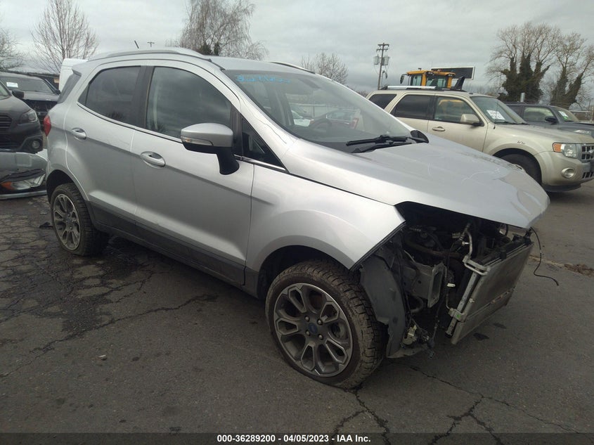 VIN MAJ6S3KL7KC261209 2019 FORD ECOSPORT TITANIUM