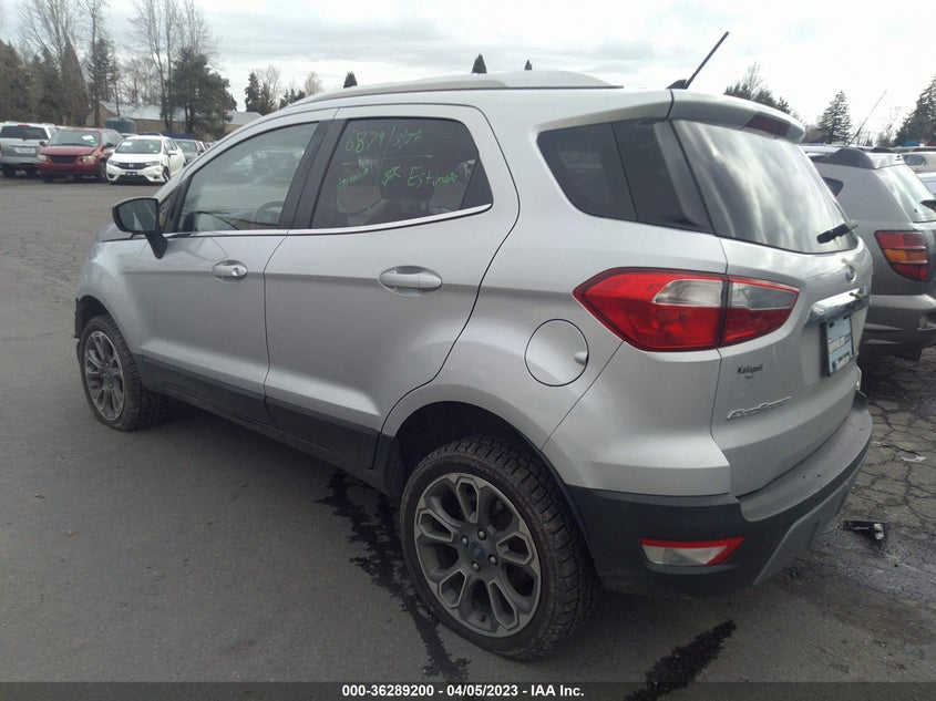 VIN MAJ6S3KL7KC261209 2019 FORD ECOSPORT TITANIUM