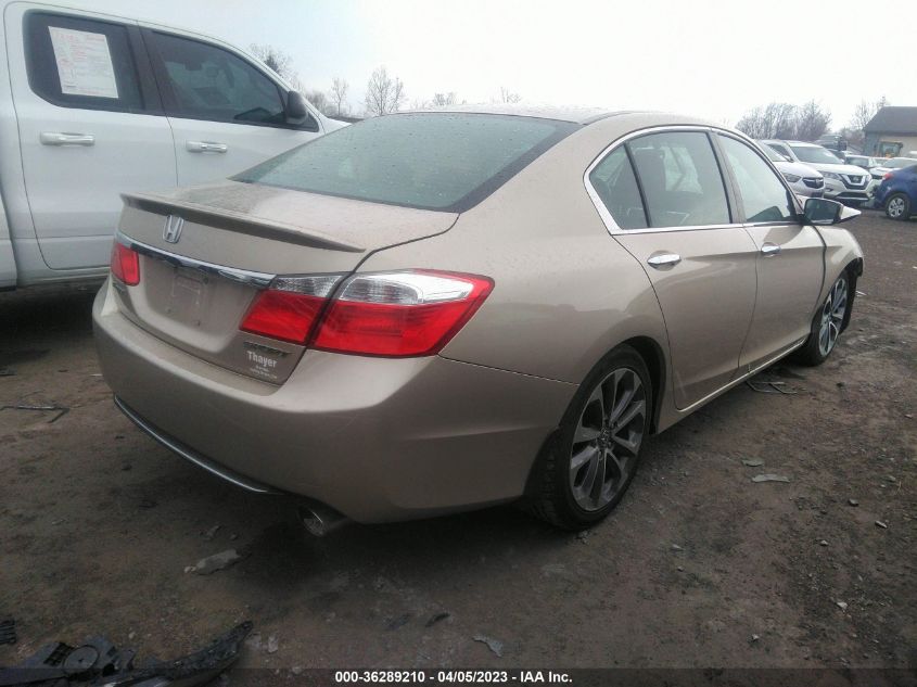 2014 HONDA ACCORD SEDAN SPORT - 1HGCR2F57EA063987