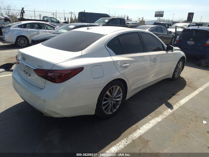 VIN JN1EV7ARXJM431357 2018 INFINITI Q50 3.0T LUXE