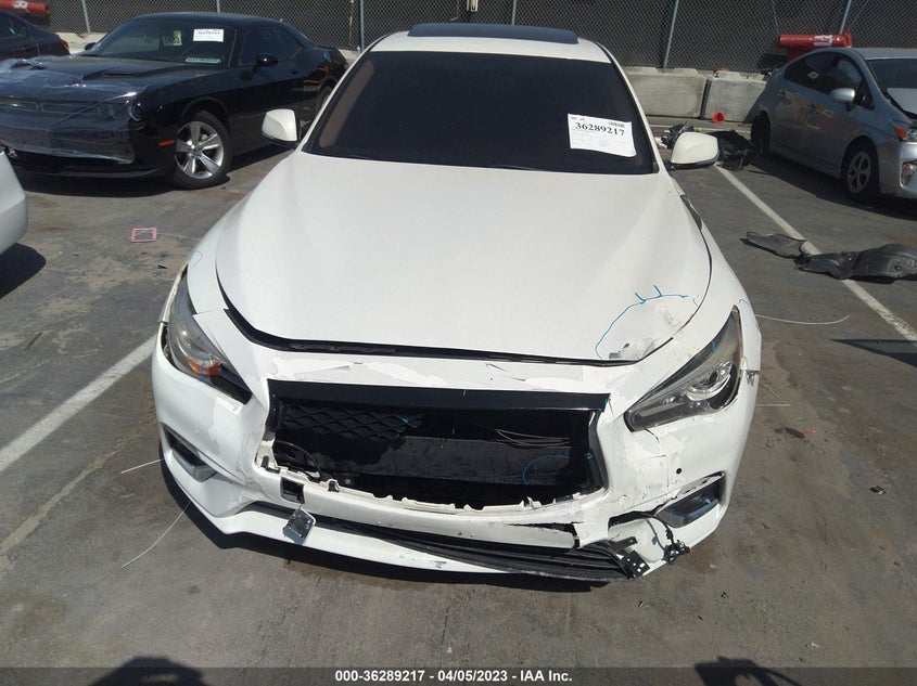 VIN JN1EV7ARXJM431357 2018 INFINITI Q50 3.0T LUXE