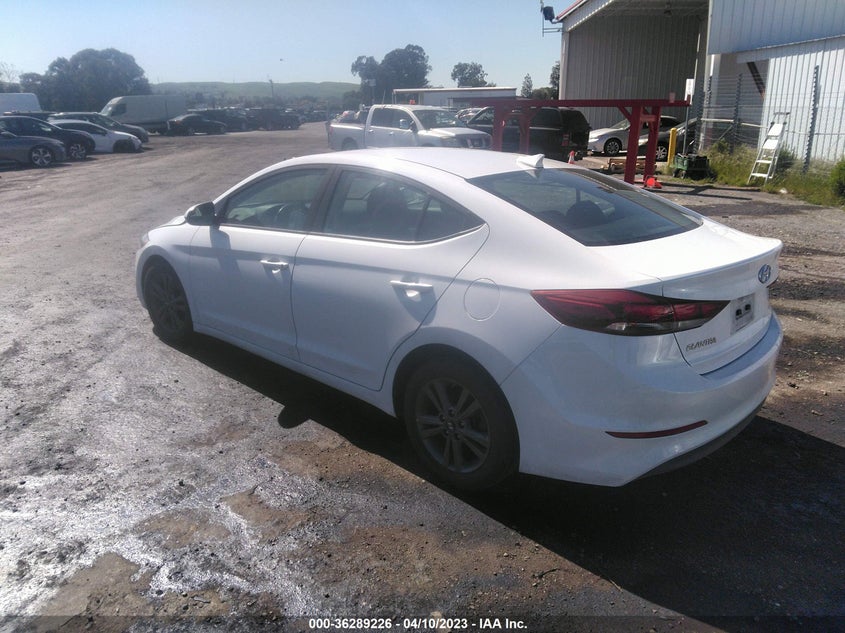 VIN 5NPD84LF7JH258957 2018 HYUNDAI ELANTRA SEL