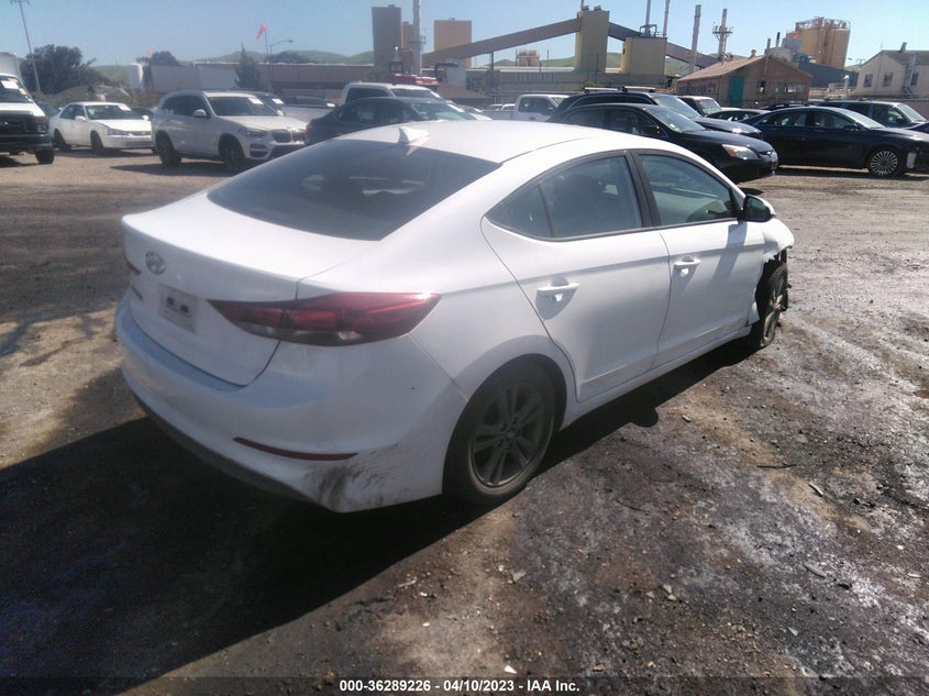 VIN 5NPD84LF7JH258957 2018 HYUNDAI ELANTRA SEL