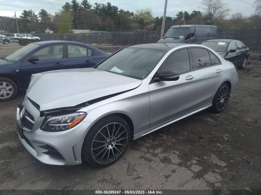 VIN 55SWF8EB2KU318710 2019 MERCEDES-BENZ C-CLASS C 300