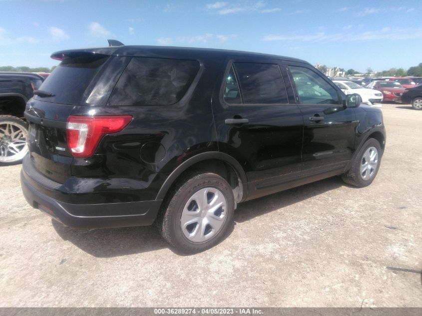 2018 FORD POLICE INTERCEPTOR 1FM5K8AR5JGB80852