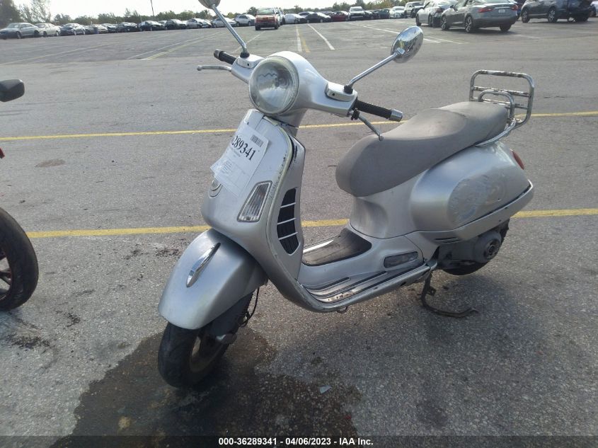 2009 VESPA GTS 250 ZAPM459L195009921