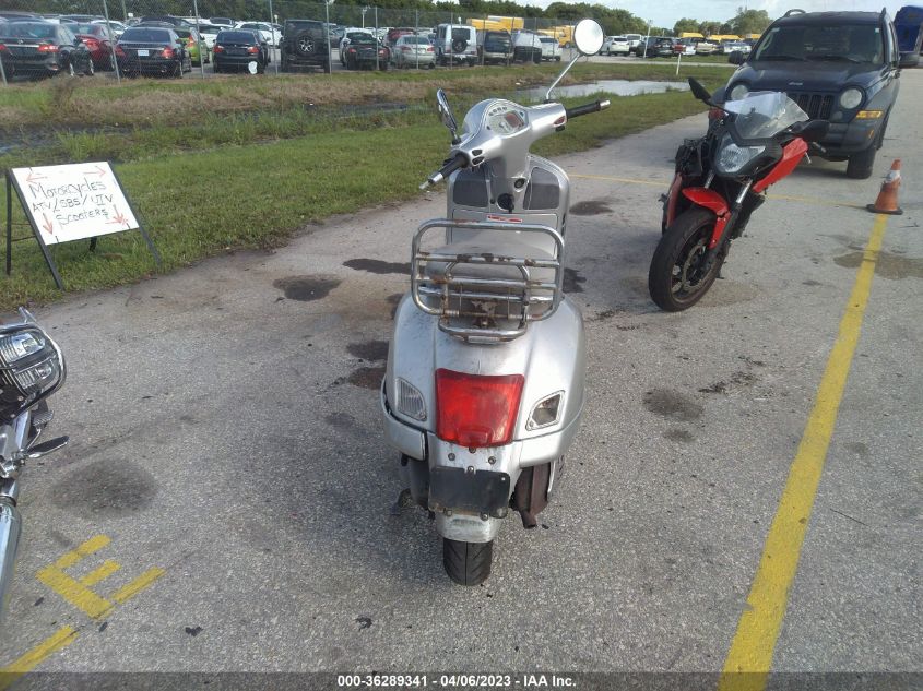2009 VESPA GTS 250 ZAPM459L195009921