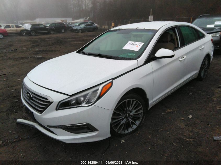 2015 HYUNDAI SONATA 2.4L SE - 5NPE24AFXFH211888