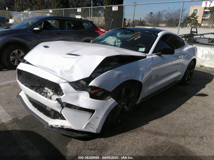 VIN 1FA6P8TH6M5110409 2021 FORD MUSTANG ECOBOOST