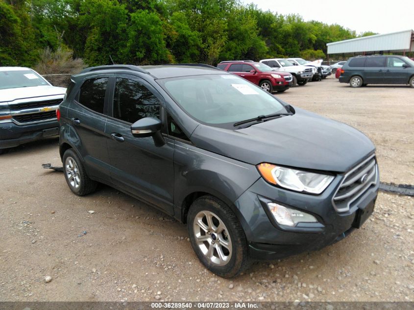 MAJ3S2GEXLC318110 FORD ECOSPORT SE 2020