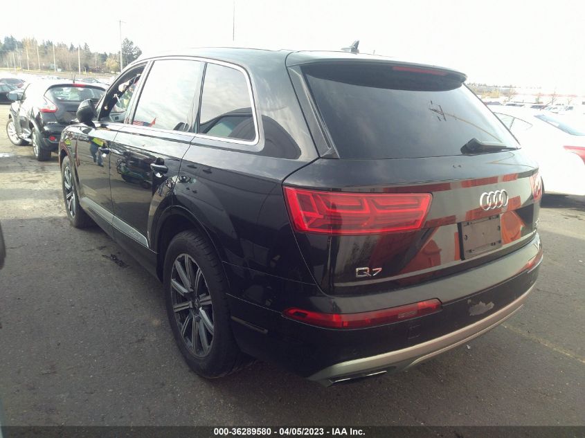 2017 AUDI Q7 PREMIUM - WA1AAAF71HD019523