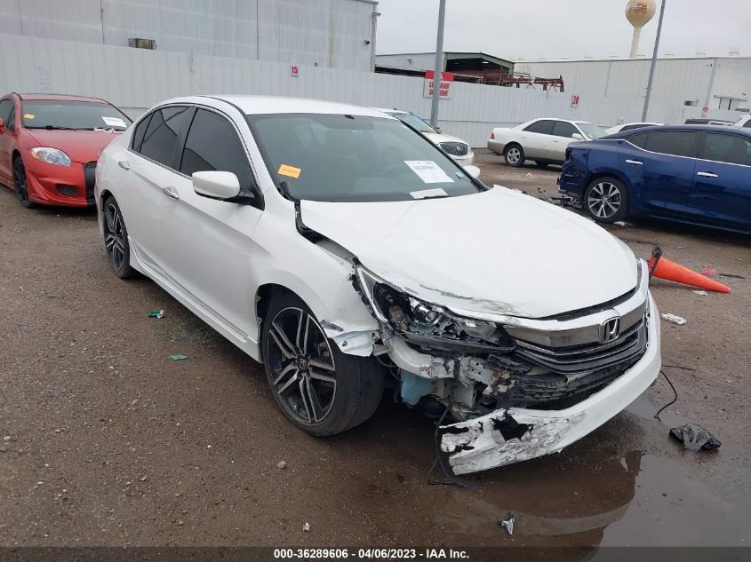 2016 HONDA ACCORD SEDAN SPORT - 1HGCR2F52GA073751