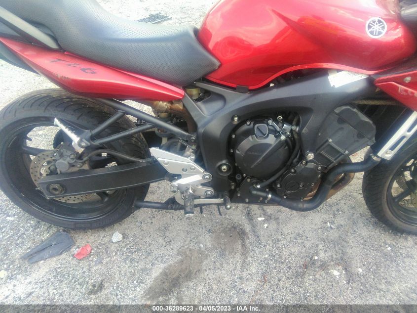 2006 YAMAHA FZ6 S - JYARJ08EX6A008853
