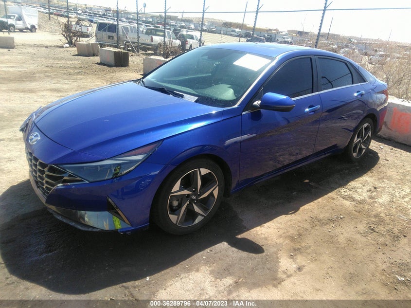 VIN 5NPLP4AG4MH010017 2021 HYUNDAI ELANTRA LIMITED