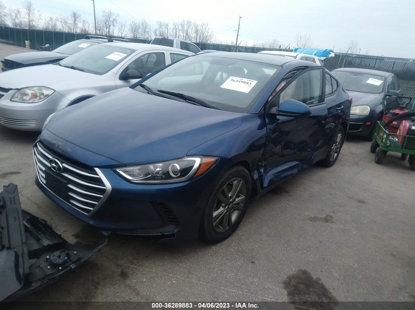 VIN 5NPD84LF3JH303702 2018 HYUNDAI ELANTRA SEL