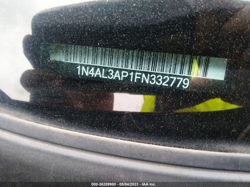 2015 NISSAN ALTIMA 2.5 S - 1N4AL3AP1FN332779