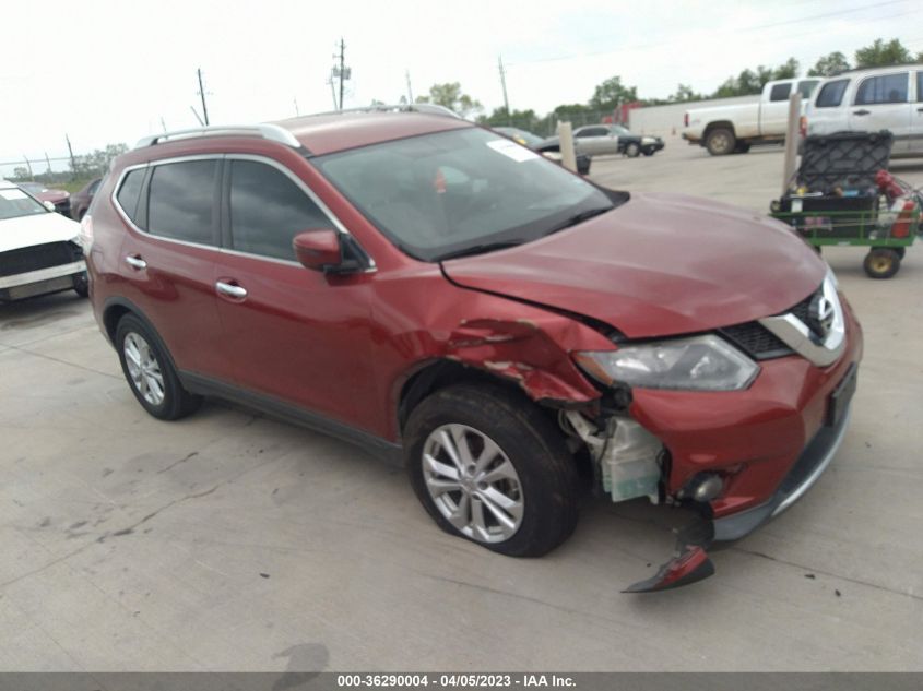 2016 NISSAN ROGUE SV - KNMAT2MTXGP606399