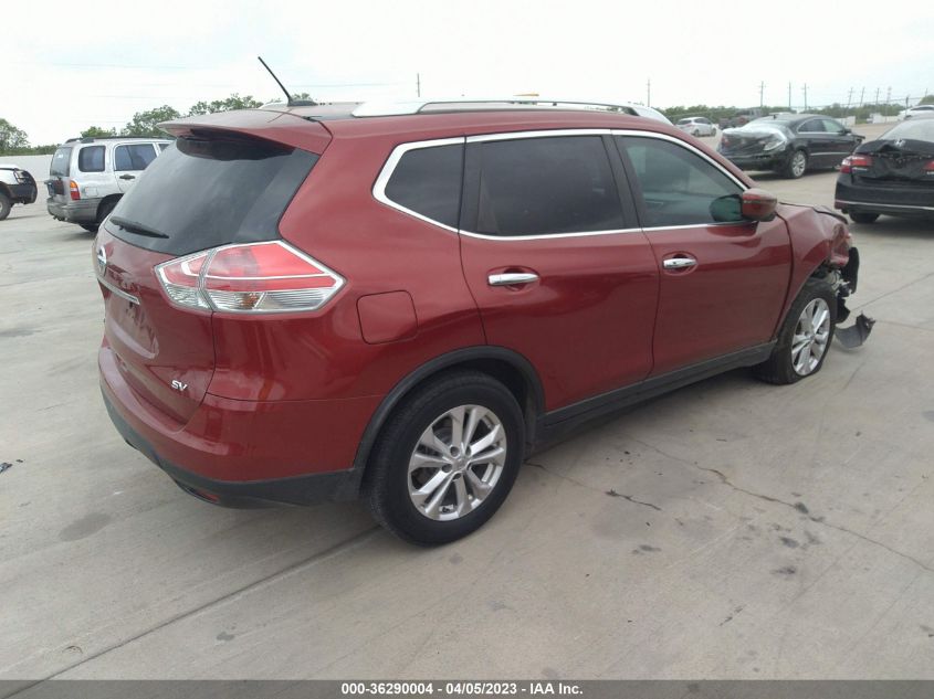 2016 NISSAN ROGUE SV - KNMAT2MTXGP606399