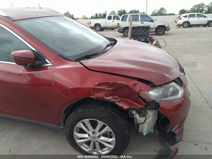 2016 NISSAN ROGUE SV - KNMAT2MTXGP606399