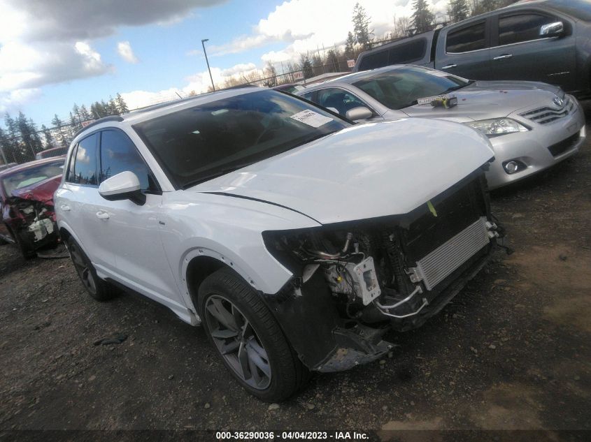 2021 AUDI Q3 S LINE PREMIUM - WA1DECF3XM1046533