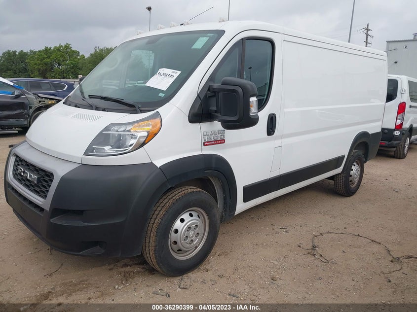 VIN 3C6LRVAG0ME560021 2021 RAM PROMASTER CARGO VAN