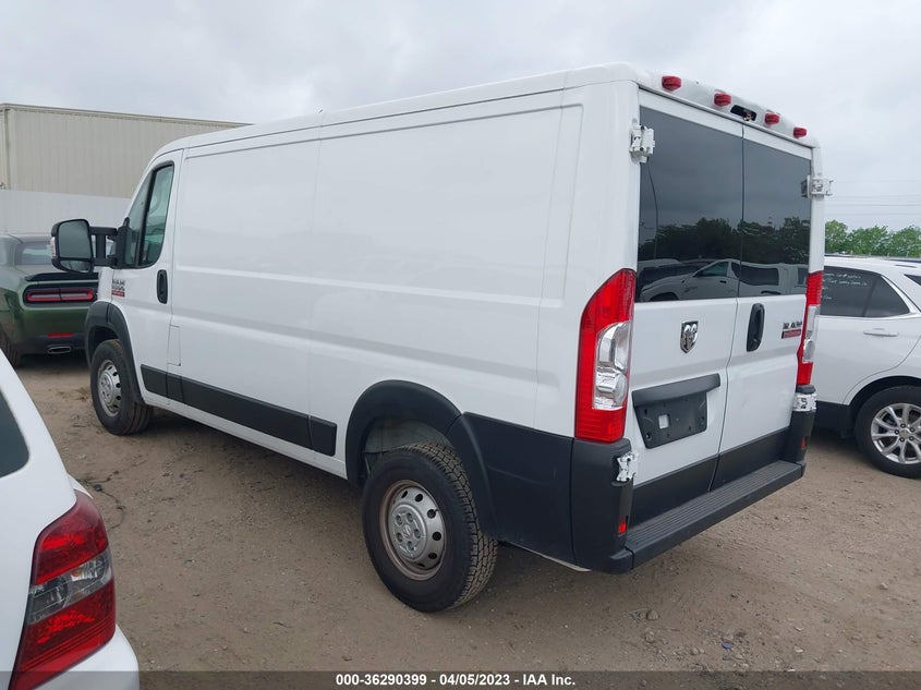 VIN 3C6LRVAG0ME560021 2021 RAM PROMASTER CARGO VAN