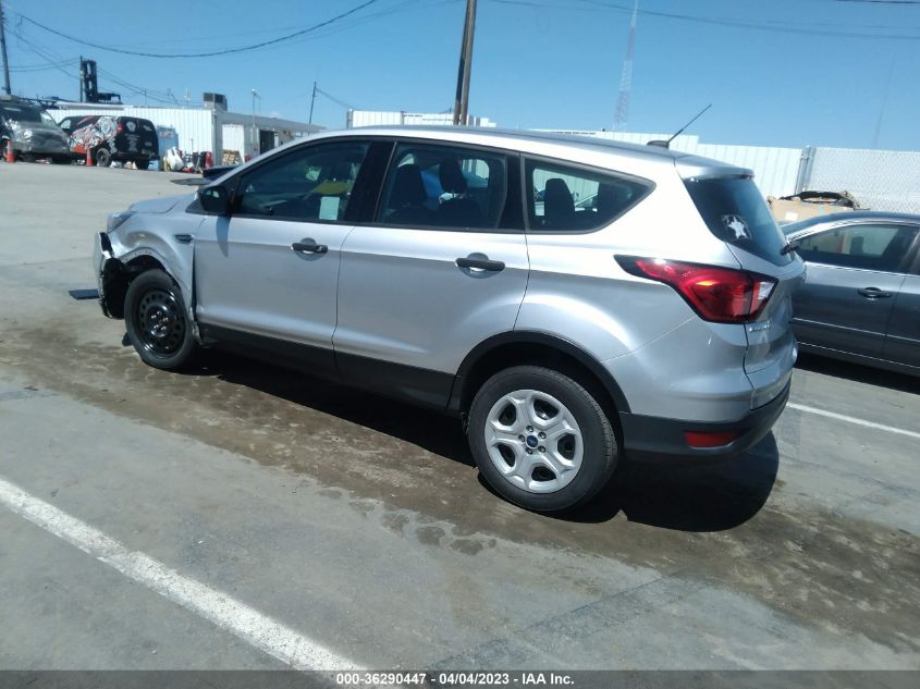 2019 FORD ESCAPE S - 1FMCU0F78KUA20364