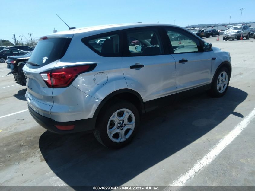 2019 FORD ESCAPE S - 1FMCU0F78KUA20364