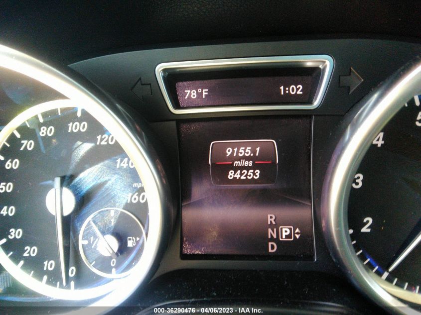 2015 MERCEDES-BENZ M-CLASS ML 350 - 4JGDA5JB7FA498062