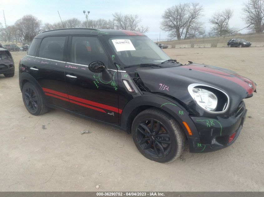 2013 MINI COOPER COUNTRYMAN S ALL4 - WMWZC5C55DWP32367
