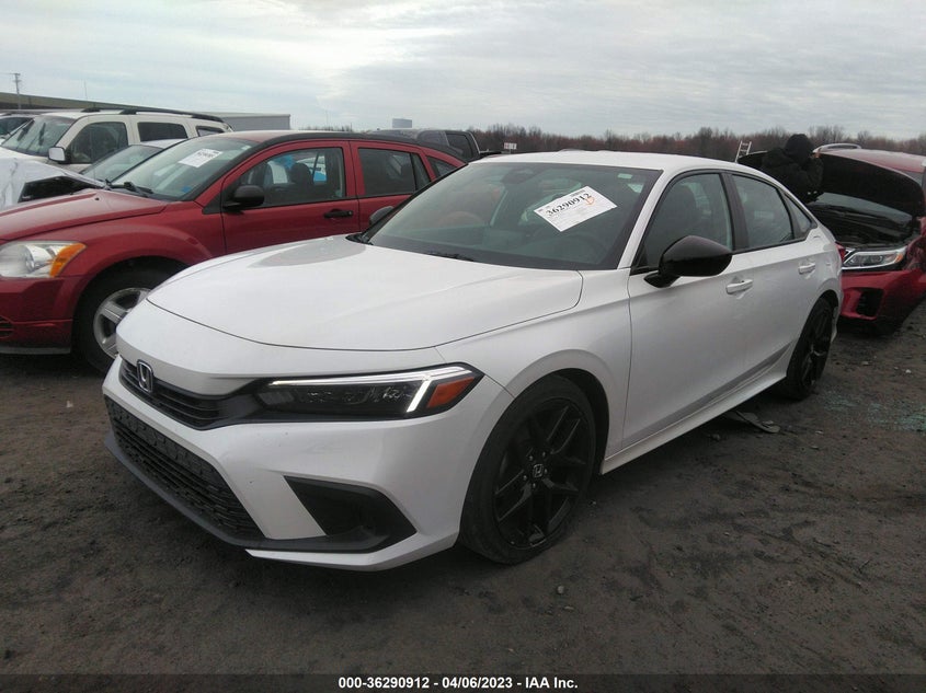 VIN 2HGFE2F56NH555663 2022 HONDA CIVIC SEDAN SPORT