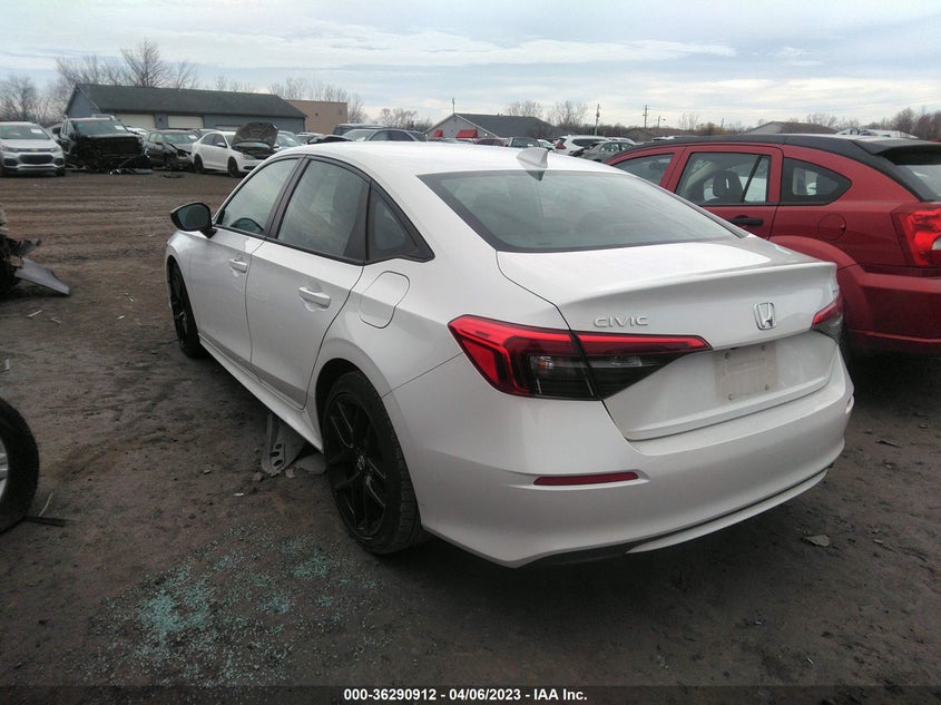 VIN 2HGFE2F56NH555663 2022 HONDA CIVIC SEDAN SPORT
