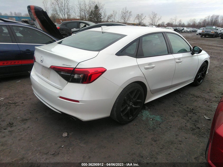 VIN 2HGFE2F56NH555663 2022 HONDA CIVIC SEDAN SPORT