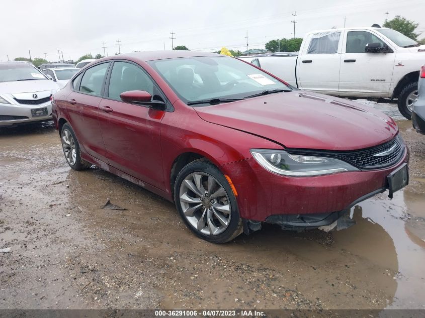 2015 CHRYSLER 200 S - 1C3CCCDGXFN523183