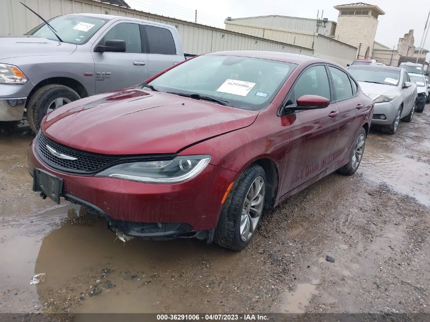 2015 CHRYSLER 200 S - 1C3CCCDGXFN523183