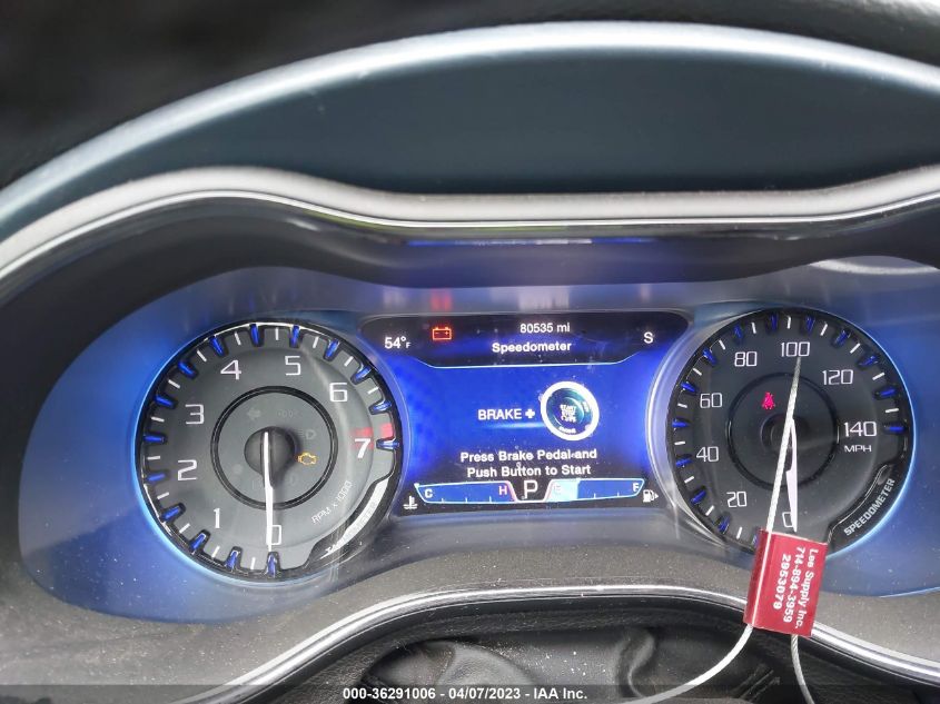 2015 CHRYSLER 200 S - 1C3CCCDGXFN523183