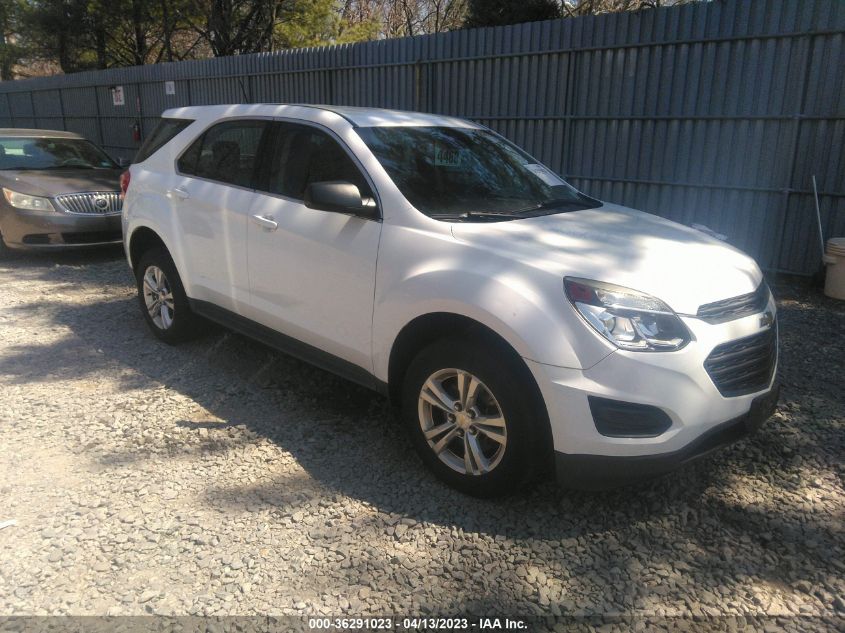 2016 CHEVROLET EQUINOX LS - 2GNFLEEK6G6282131