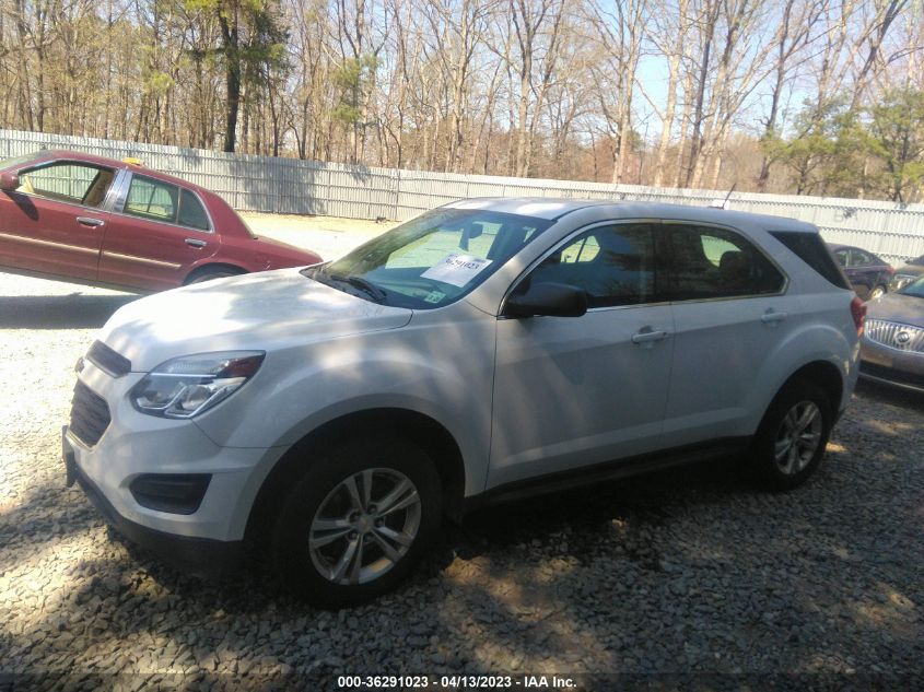 2016 CHEVROLET EQUINOX LS - 2GNFLEEK6G6282131