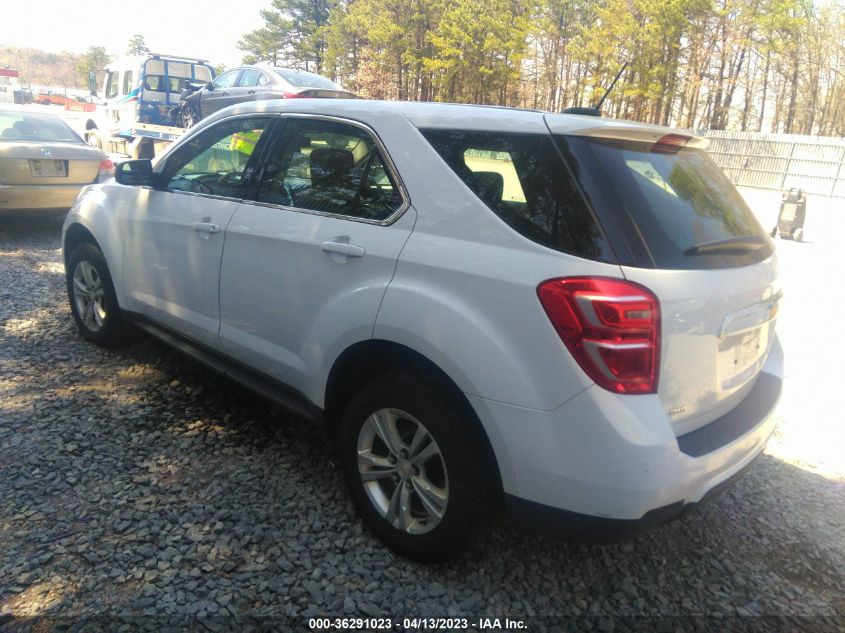 2016 CHEVROLET EQUINOX LS - 2GNFLEEK6G6282131