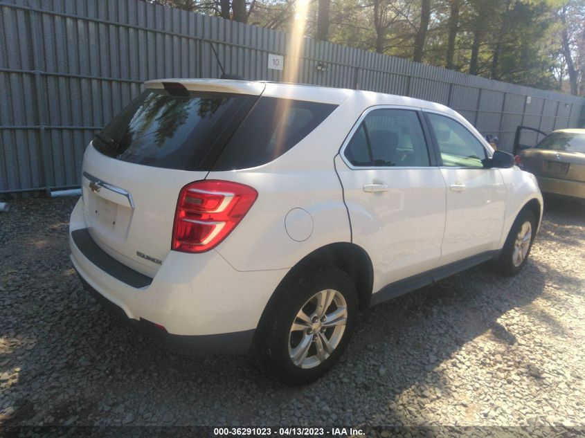 2016 CHEVROLET EQUINOX LS - 2GNFLEEK6G6282131