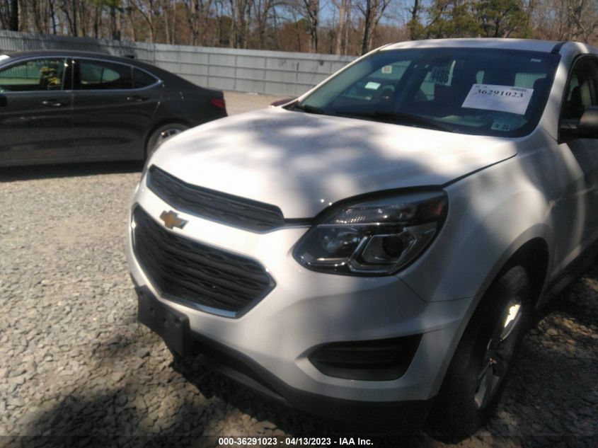 2016 CHEVROLET EQUINOX LS - 2GNFLEEK6G6282131