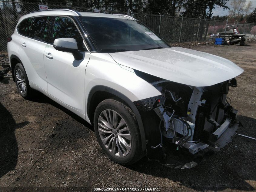 2022 TOYOTA HIGHLANDER PLATINUM - 5TDFZRBH4NS228191