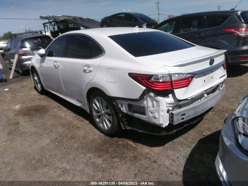 2014 LEXUS ES 300H HYBRID JTHBW1GG9E2074107