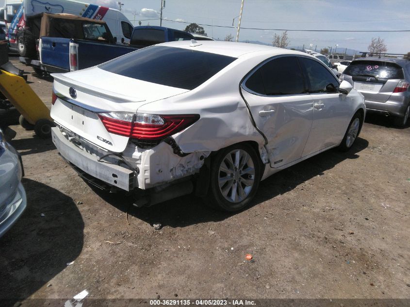 2014 LEXUS ES 300H HYBRID JTHBW1GG9E2074107