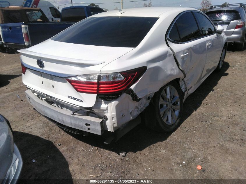 2014 LEXUS ES 300H HYBRID JTHBW1GG9E2074107