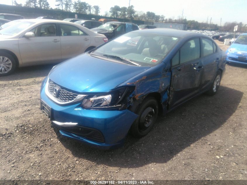 2014 HONDA CIVIC SEDAN LX - 19XFB2F59EE230573