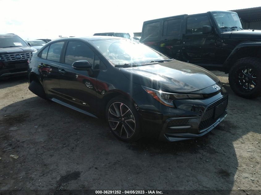 2020 TOYOTA COROLLA SE/NIGHTSHADE - 5YFS4RCEXLP018881