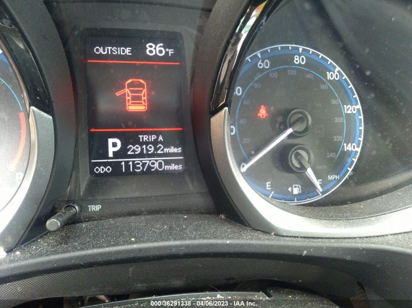 2014 TOYOTA COROLLA L/LE/S/S PLUS/LE PLUS - 2T1BURHE6EC186755