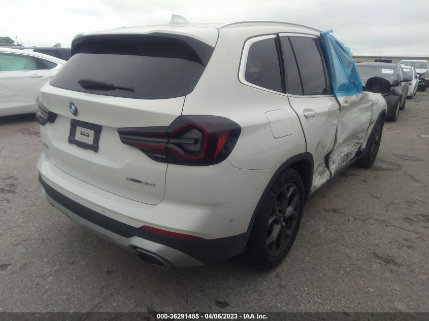 2023 BMW X3 SDRIVE30I - 5UX43DP03P9N79401